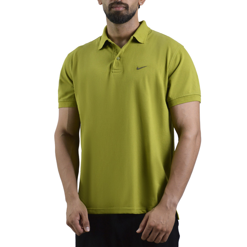پولوشرت ورزشی مردانه نایک مدل Dri Fit-4F0753  سبز زیتونی