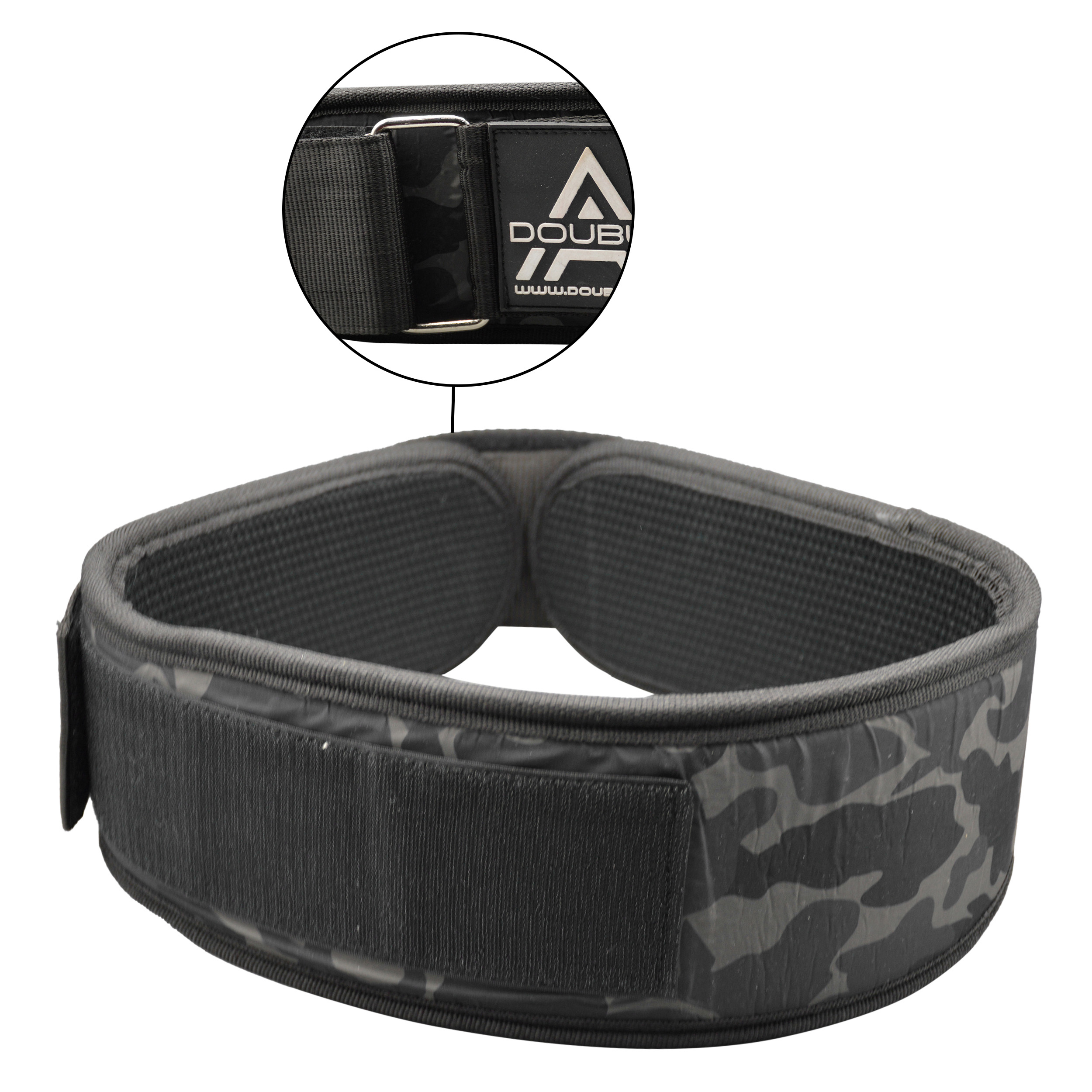 کمربند بدنسازی زنانه دبل ای مدل 404H1186 چسبی چریکی طوسی