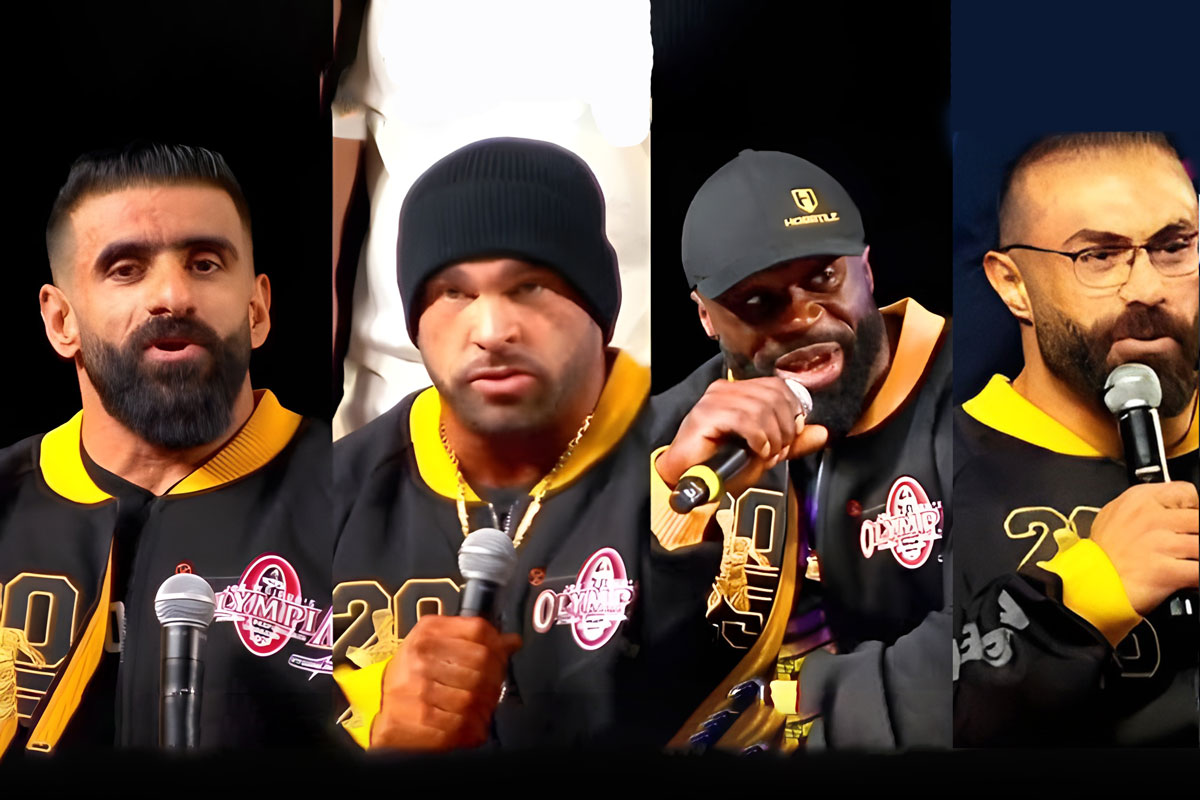 کنفرانس مطبوعاتی مستر المپیا ۲۰۲۵ | هادی چوپان و بهروز تابانی