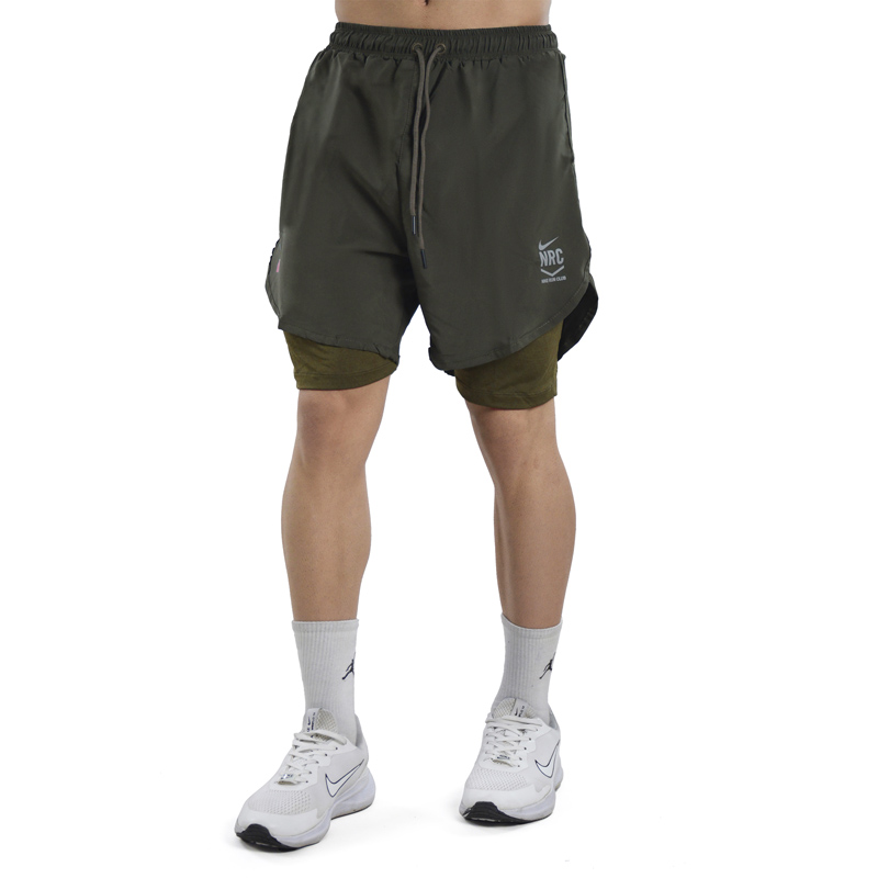 شلوارک کشاله دار ورزشی مردانه نایک مدل Dri Fit-4H0213 یشمی