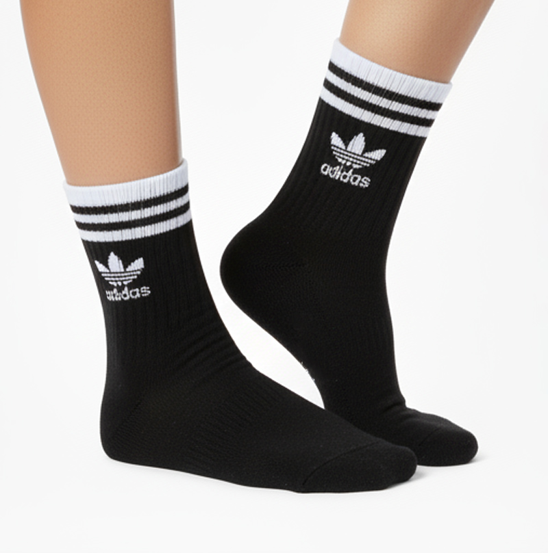 جوراب ساق بلند اسپرت آدیداس دو کش مدل RZ-17720