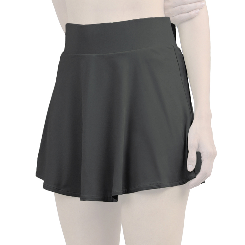 دامن کشاله دار تنیسی اویشو مدل PB-4H0258 طوسی تیره