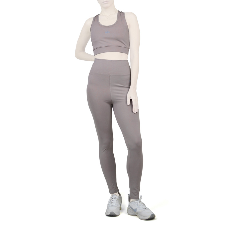 ست نیم تنه و لگ ورزشی زنانه الو مدل MUB-921 خاکی