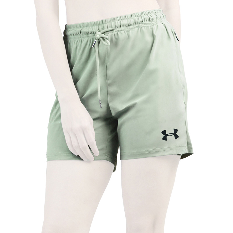 شلوارک ورزشی زنانه آندر آرمور مدل 888 سبز آدامسی