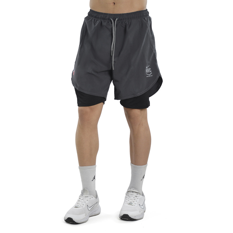 شلوارک کشاله دار ورزشی مردانه نایک مدل Dri Fit-4H0213 طوسی