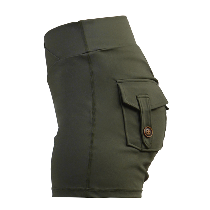 شورتک کارگو ورزشی زنانه آدیداس مدل A-3115 یشمی (9)