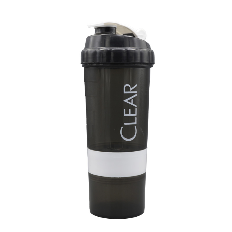 شیکر بدنسازی سه تیکه کلیر مدل Ebi دودی ظرفیت 0.5 لیتر