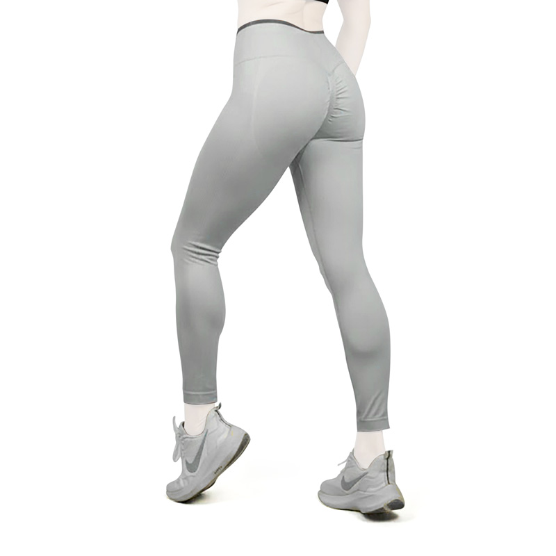 لگ سیملس ورزشی زنانه جیم شارک مدل 4H0273 طوسی روشن