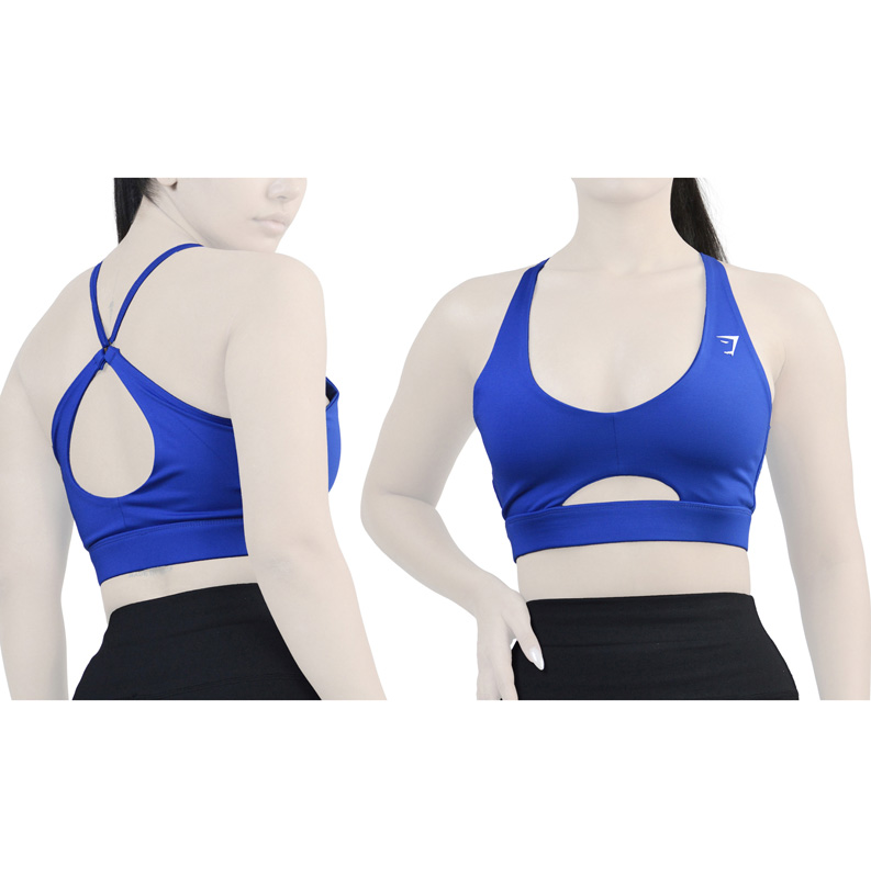 نیم تنه ورزشی زنانه جیم شارک مدل PB-4H0248 آبی