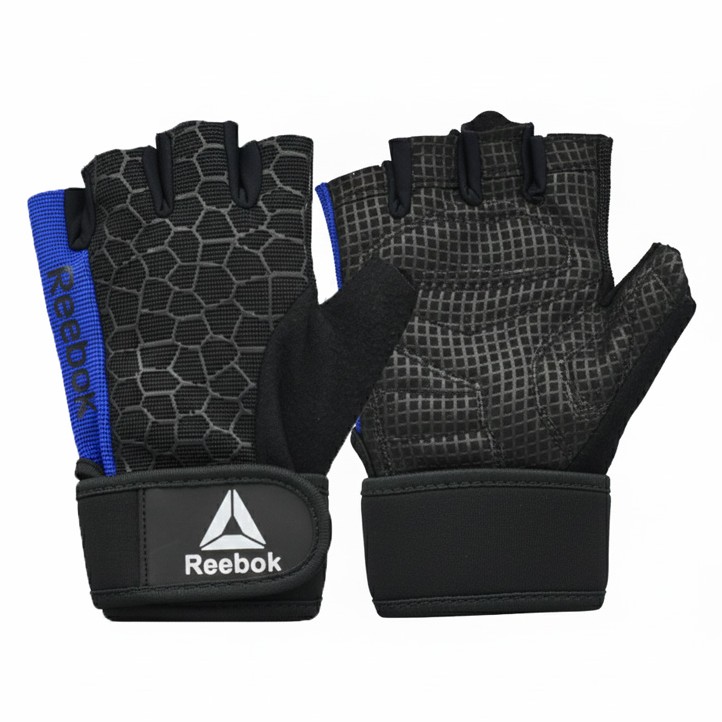دستکش بدنسازی زنانه ریباک مدل AZS-404H1276 آبی تیره