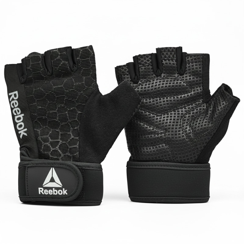 دستکش بدنسازی زنانه ریباک مدل AZS-404H1276 مشکی