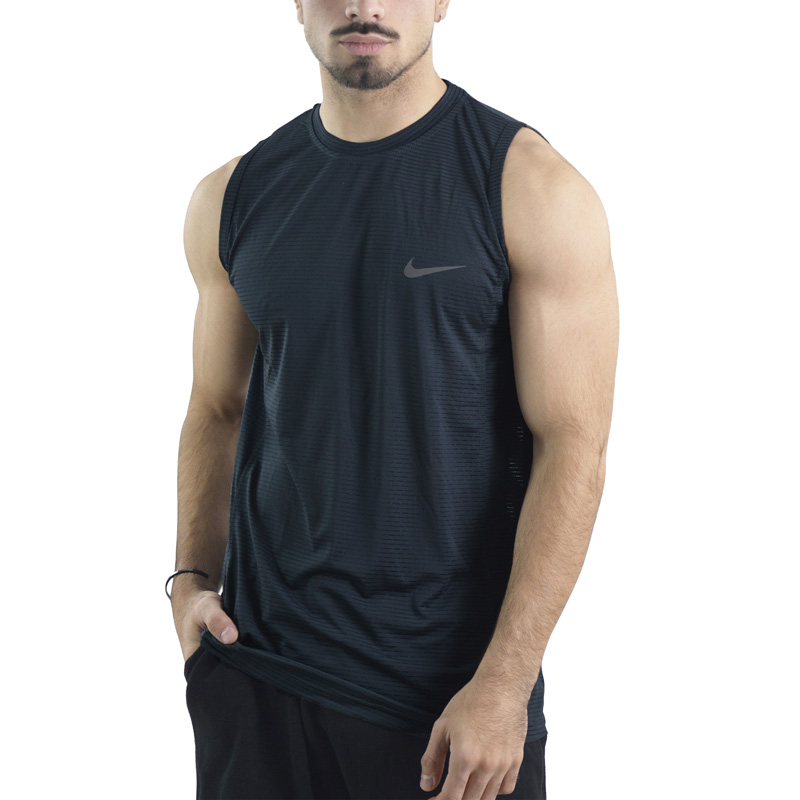 رکابی ورزشی مردانه نایک مدل GMS-Dri Fit-4K0938 طوسی تیره