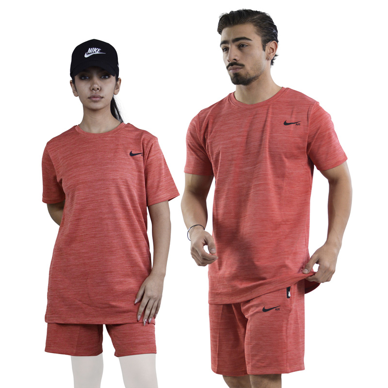 ست تیشرت و شلوارک اسپرت نایک مدل DS-JDI-4K1063 گلبهی