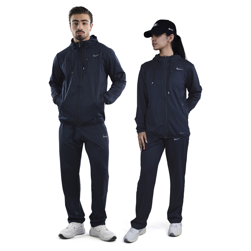 ست سویشرت و شلوار گرمکن اسپرت نایک مدل DS-Dri Fit-4K1053 سرمه ای