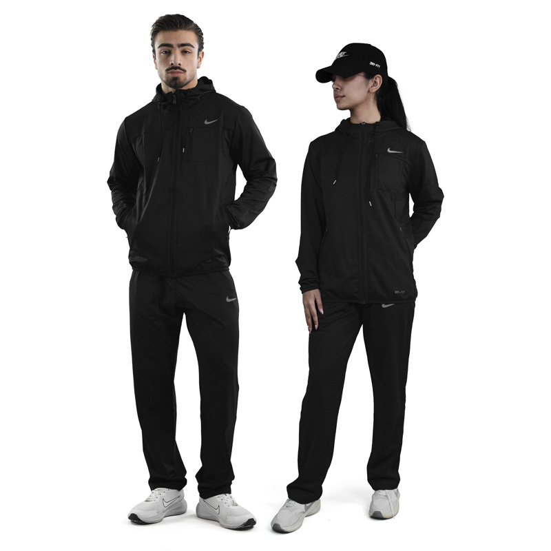 ست سویشرت و شلوار گرمکن اسپرت نایک مدل DS-Dri Fit-4K1053 مشکی