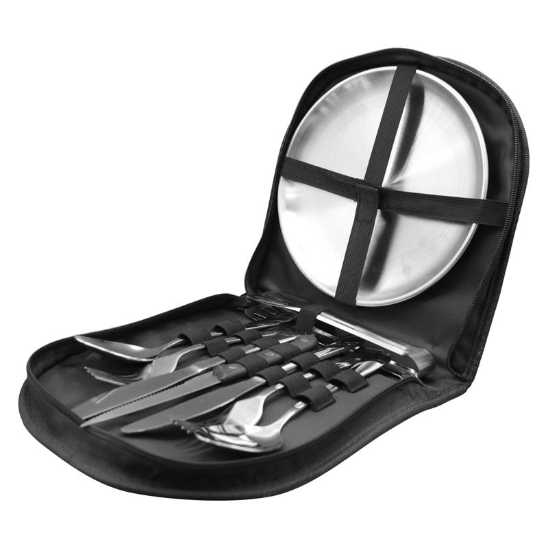 ست ظروف مسافرتی کمپینگ دو نفره مدل 404L1426 ده عددی