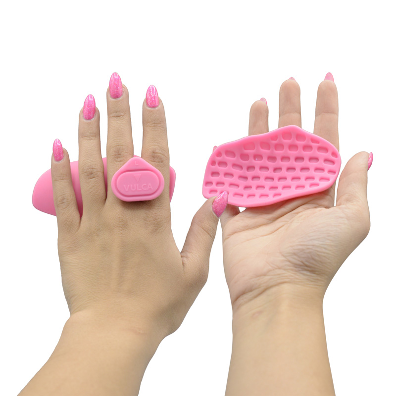 پد محافظ و ضد لغزش دست سیلیکونی مدل Vulca Grip Pad-404K1331 بسته دو عددی