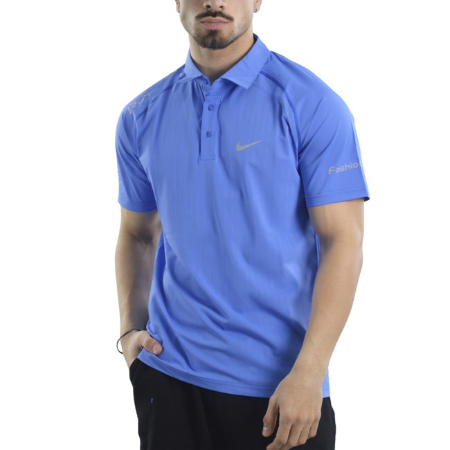 پولوشرت ورزشی مردانه نایک مدل 579 نیلی
