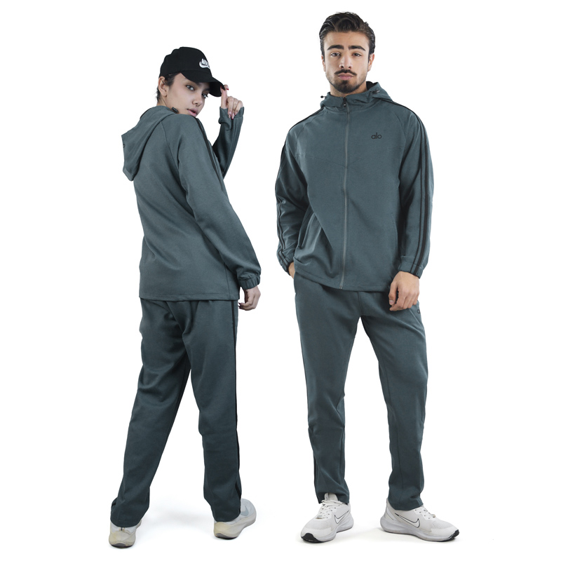 ست سویشرت و شلوار گرمکن اسپرت الو مدل 17006 آبی نفتی