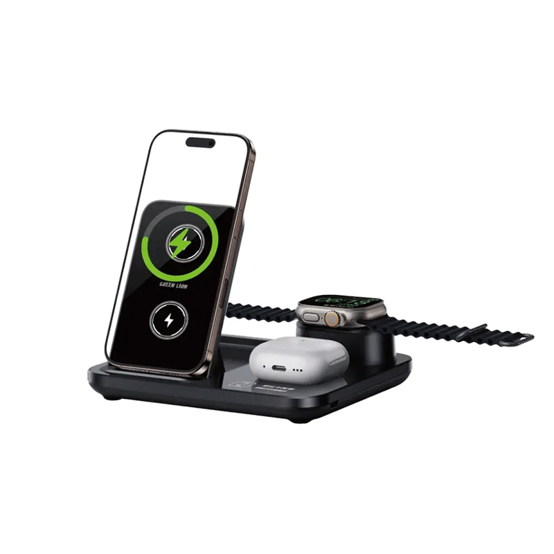 شارژر وایرلس چند کاره گرین لاین مدل GL-WS2