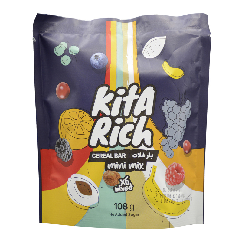 مینی پکیج انرژی بار چند میوه و غلات کیتاریچ 108 گرمی بسته 6 عددی